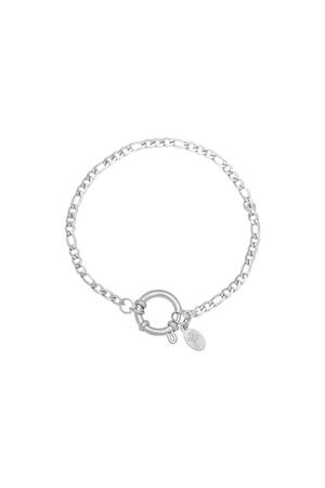 Bracciale Catena Faye Silver Stainless Steel h5 